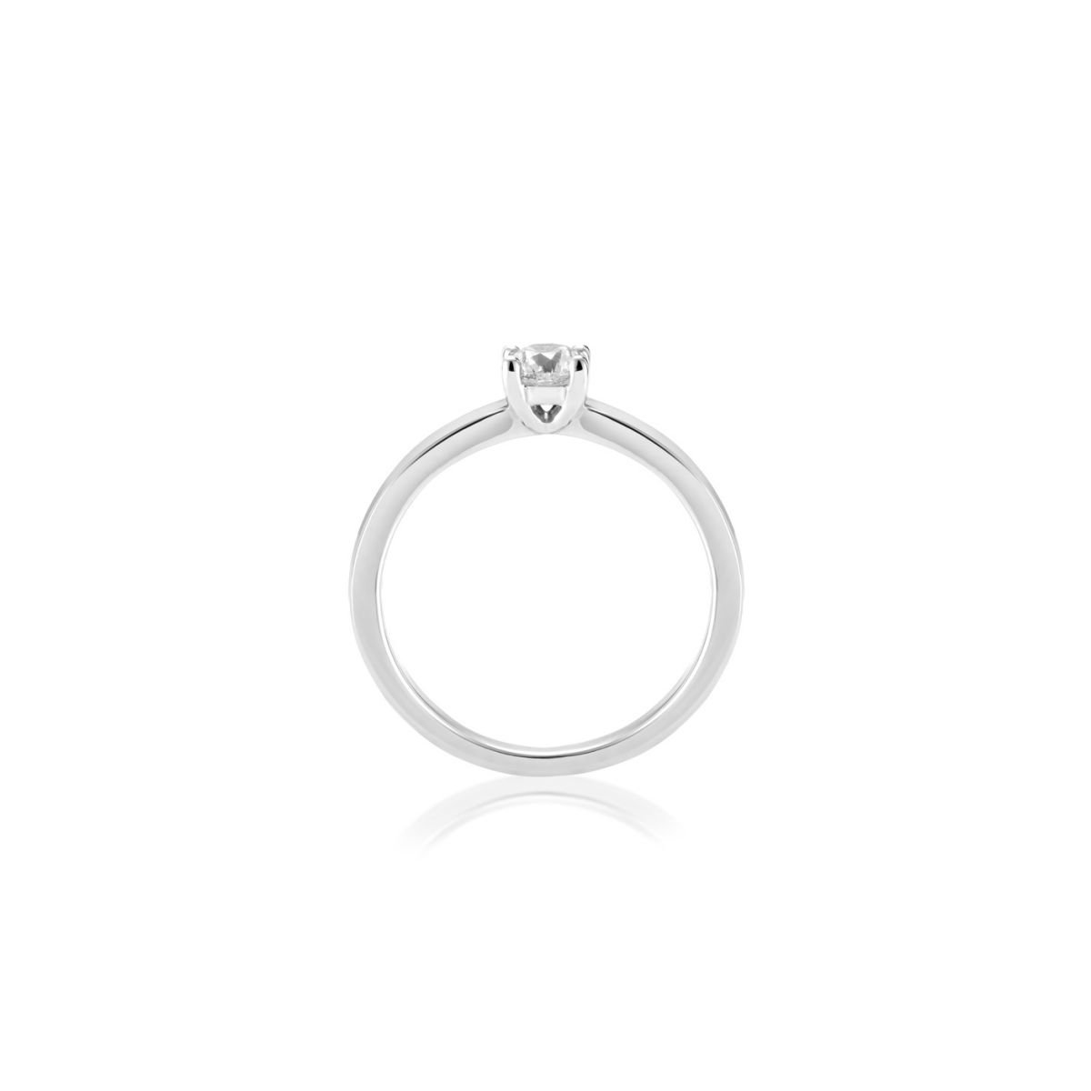 Pierścionek zaręczynowy złoty Szczęśliwy