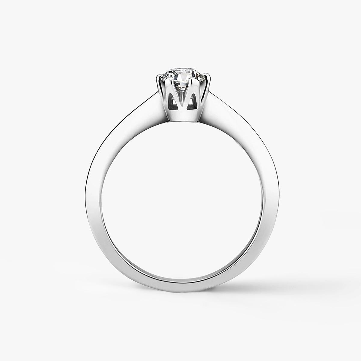 Pierścionek zaręczynowy złoty Jedyny