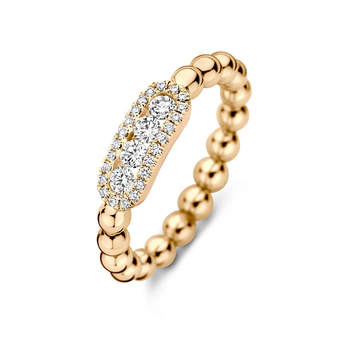 Pierścionek złoty Hulchi Belluni