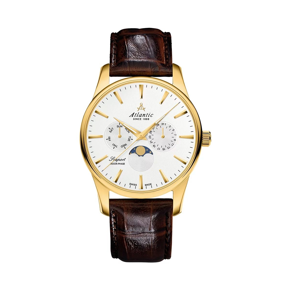 ZEGAREK ATLANTIC Seasport Moon Phase