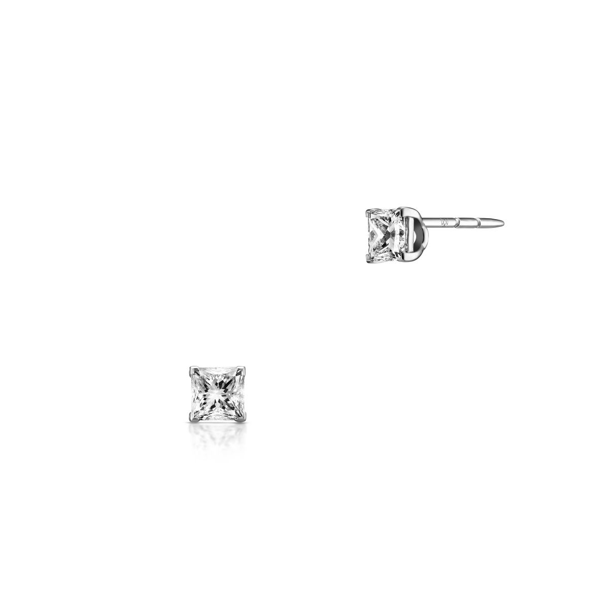 Kolczyki białe złoto Niezwykły