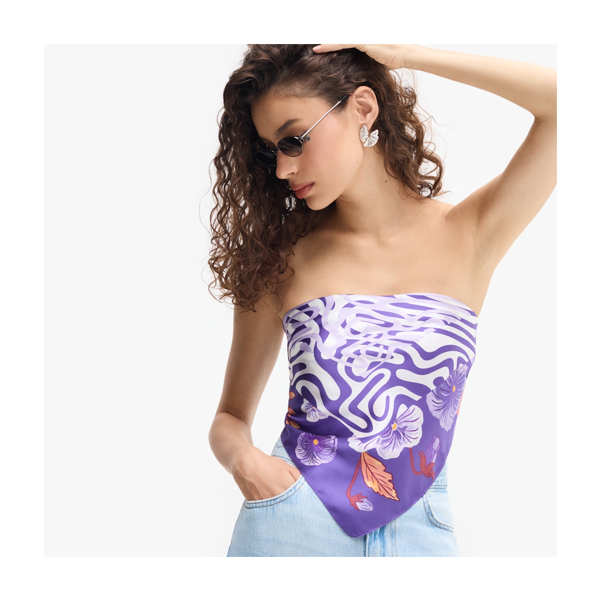 Kolczyki srebrne Follow