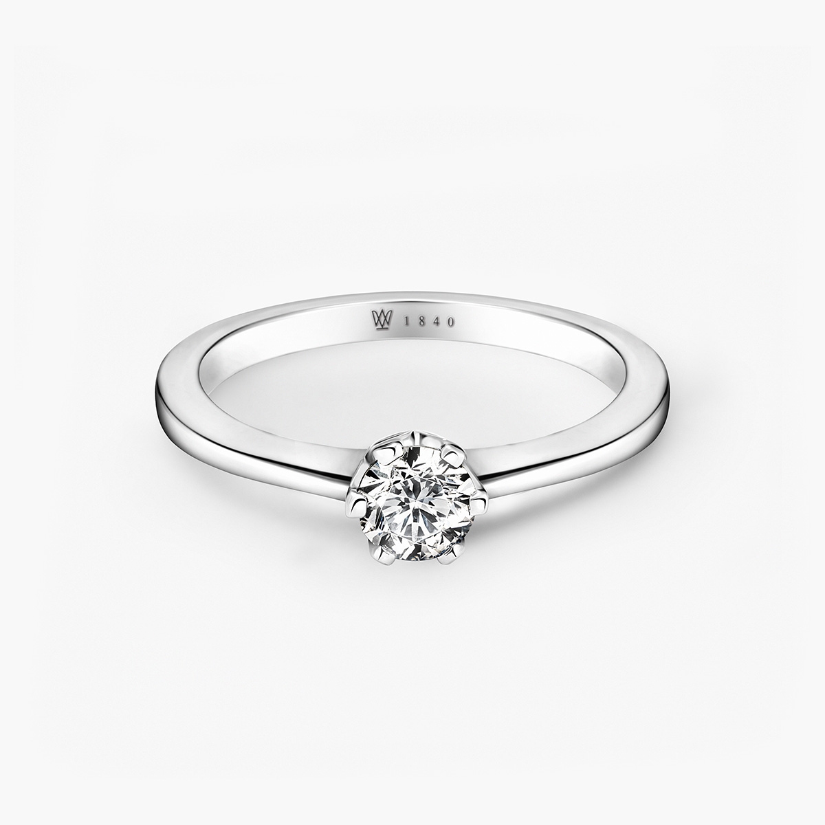 Pierścionek zaręczynowy złoty Jedyny