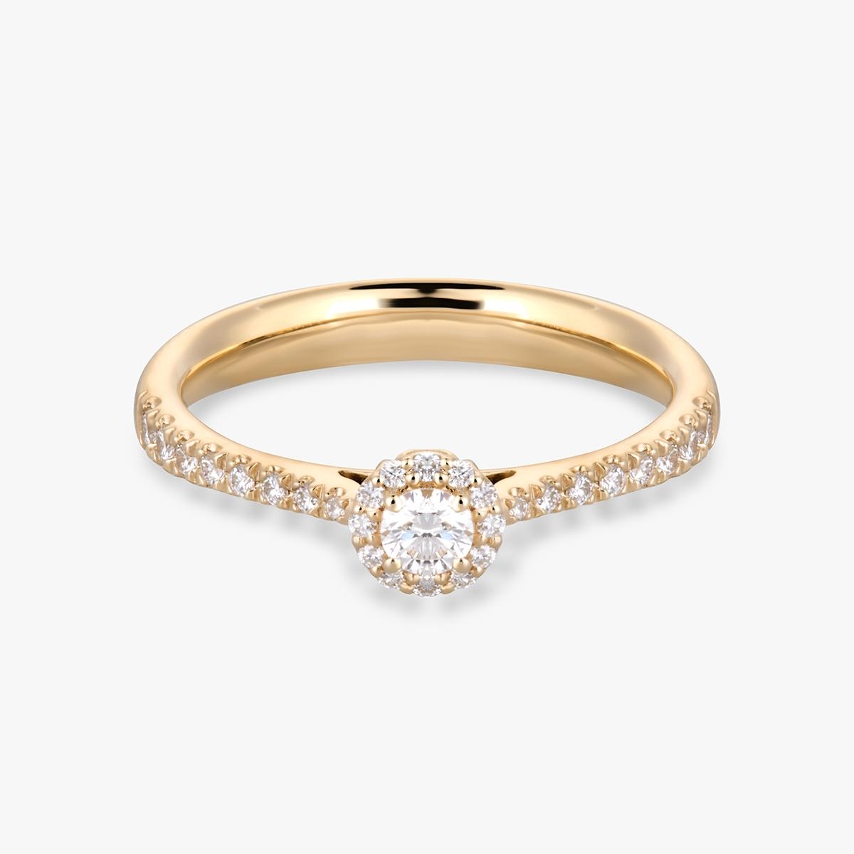 Pierścionek złoty Recarlo