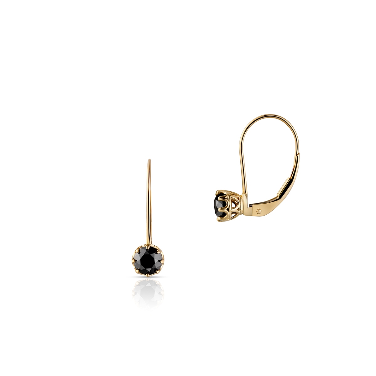 Kolczyki złote Tajemniczy