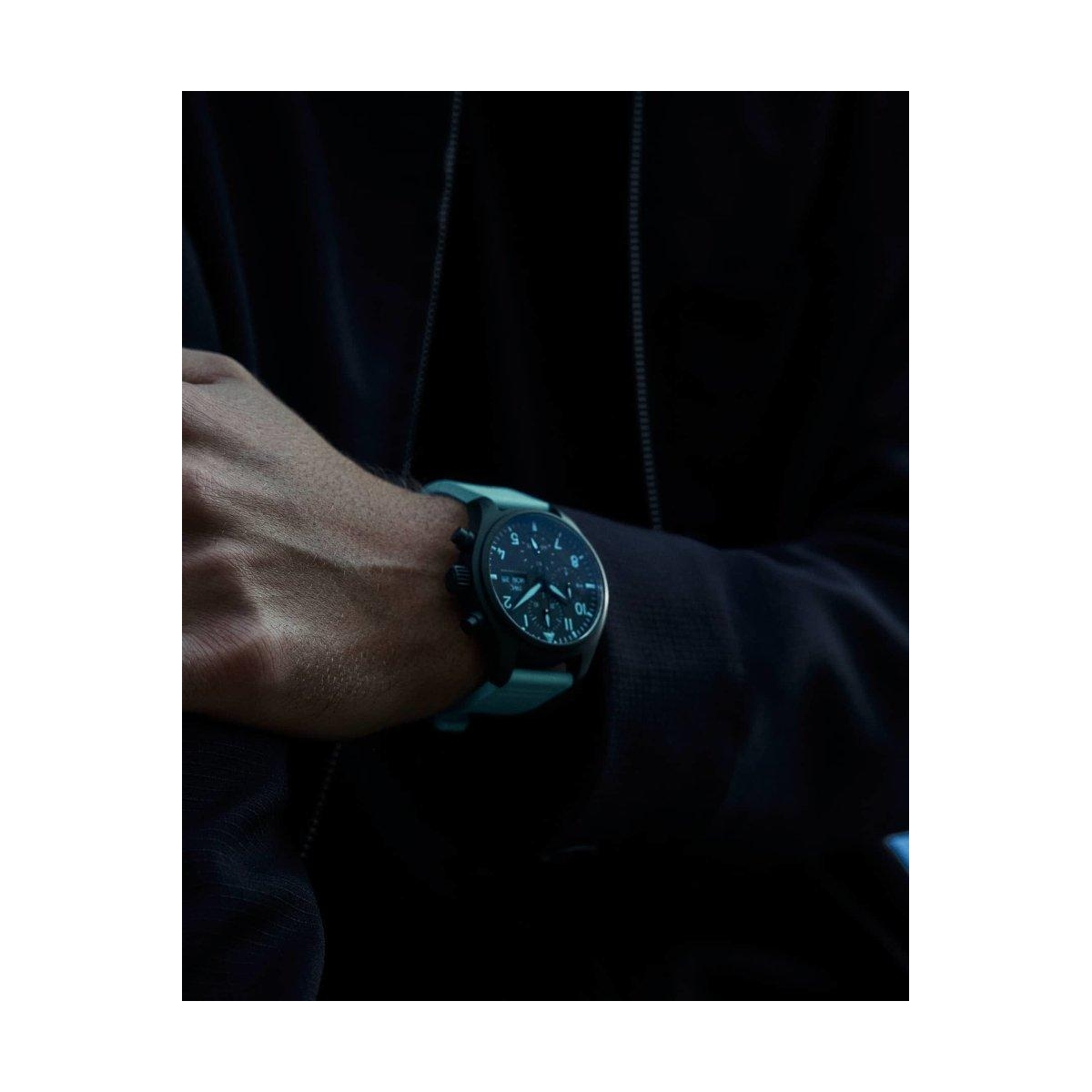 ZEGAREK IWC SCHAFFHAUSEN PILOT'S CHRONOGRAPH 41 GEORGE RUSSELL LIMITED EDITION