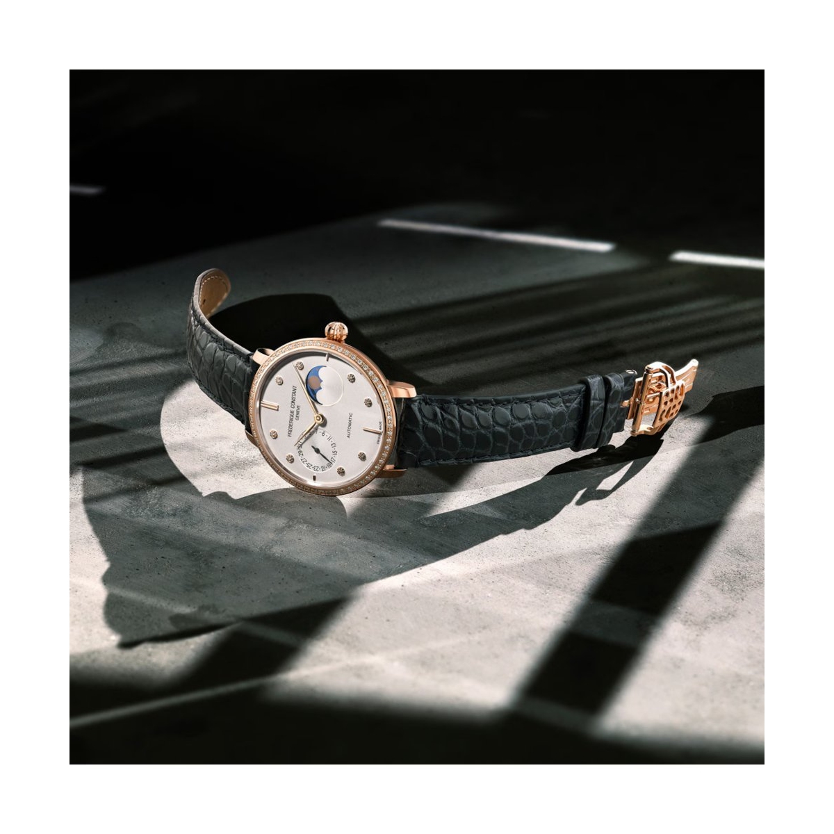ZEGAREK FREDERIQUE CONSTANT MANUFACTURE SLIMLINE MOONPHASE