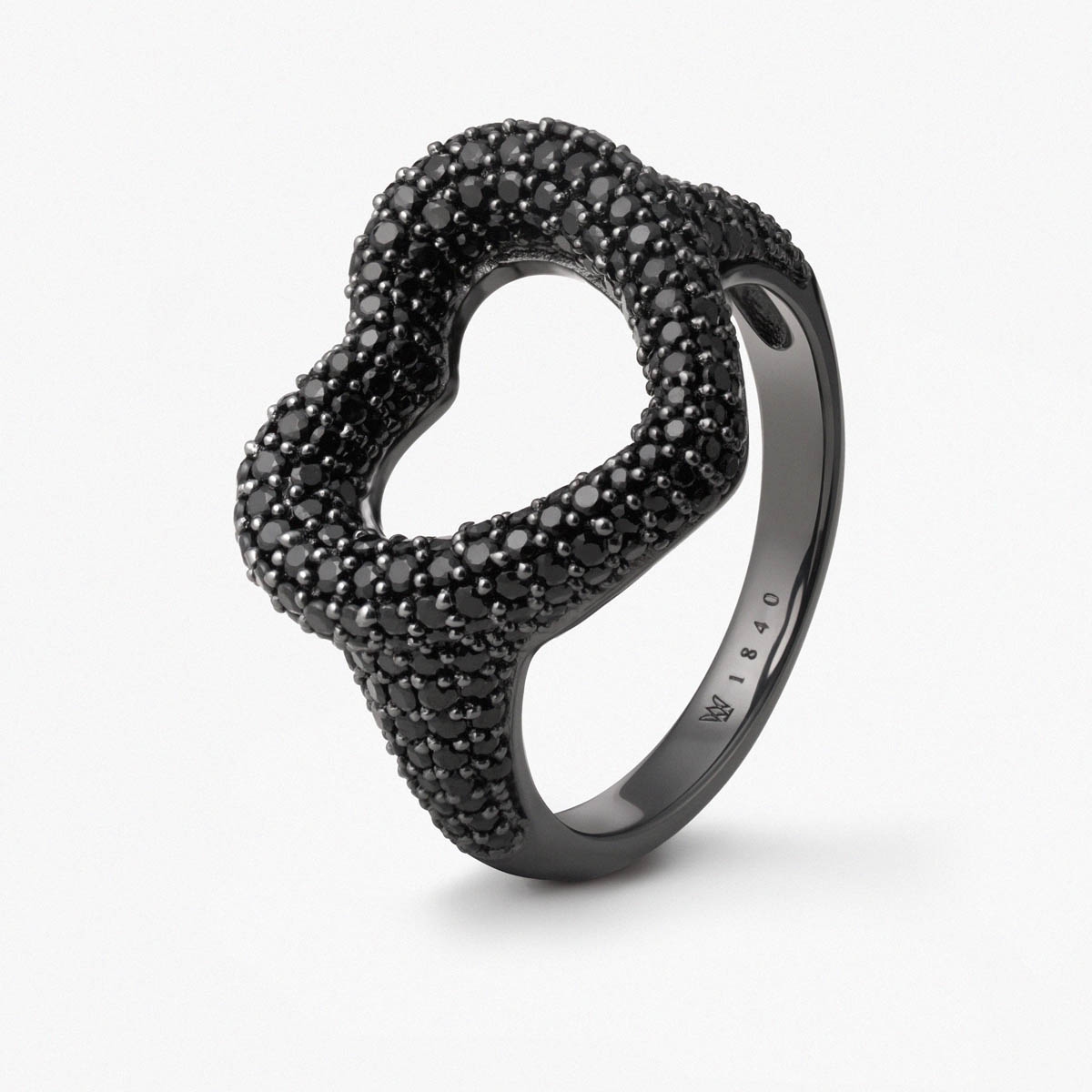 Pierścionek srebrny Meteory