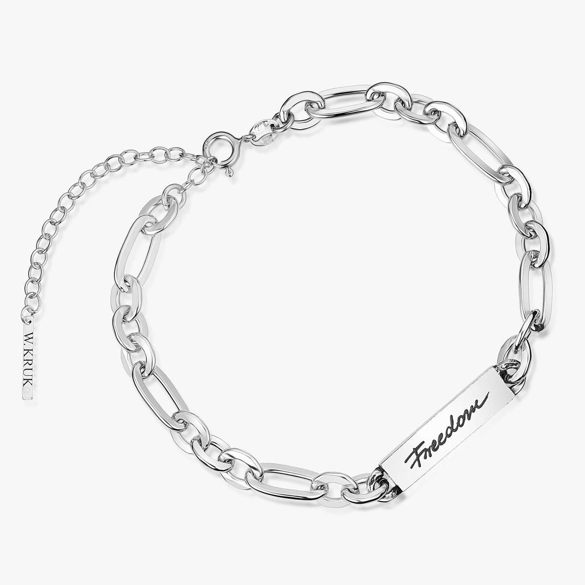 Bransoleta srebrna FREEDOM ELEMENTS