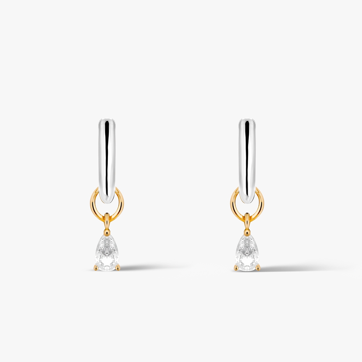 Kolczyki srebrne z cyrkoniami