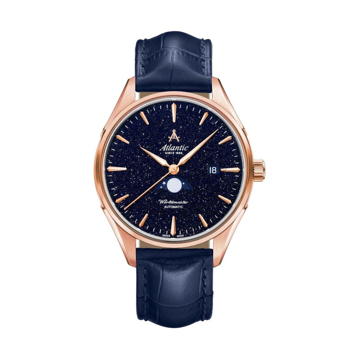 ZEGAREK ATLANTIC WORLDMASTER NIGHTSKY MOONPHASE