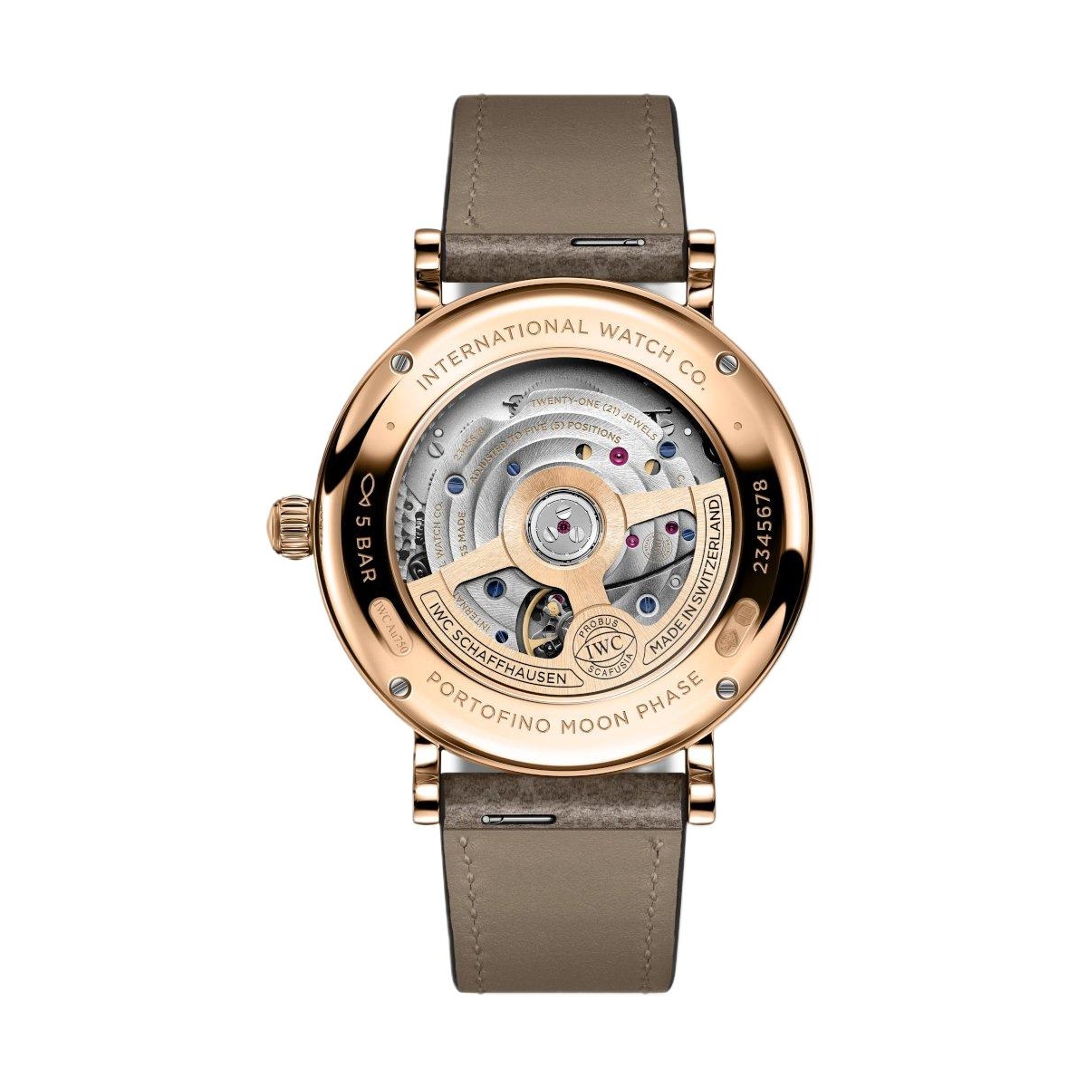 ZEGAREK IWC SCHAFFHAUSEN PORTOFINO AUTOMATIC MOON PHASE 37