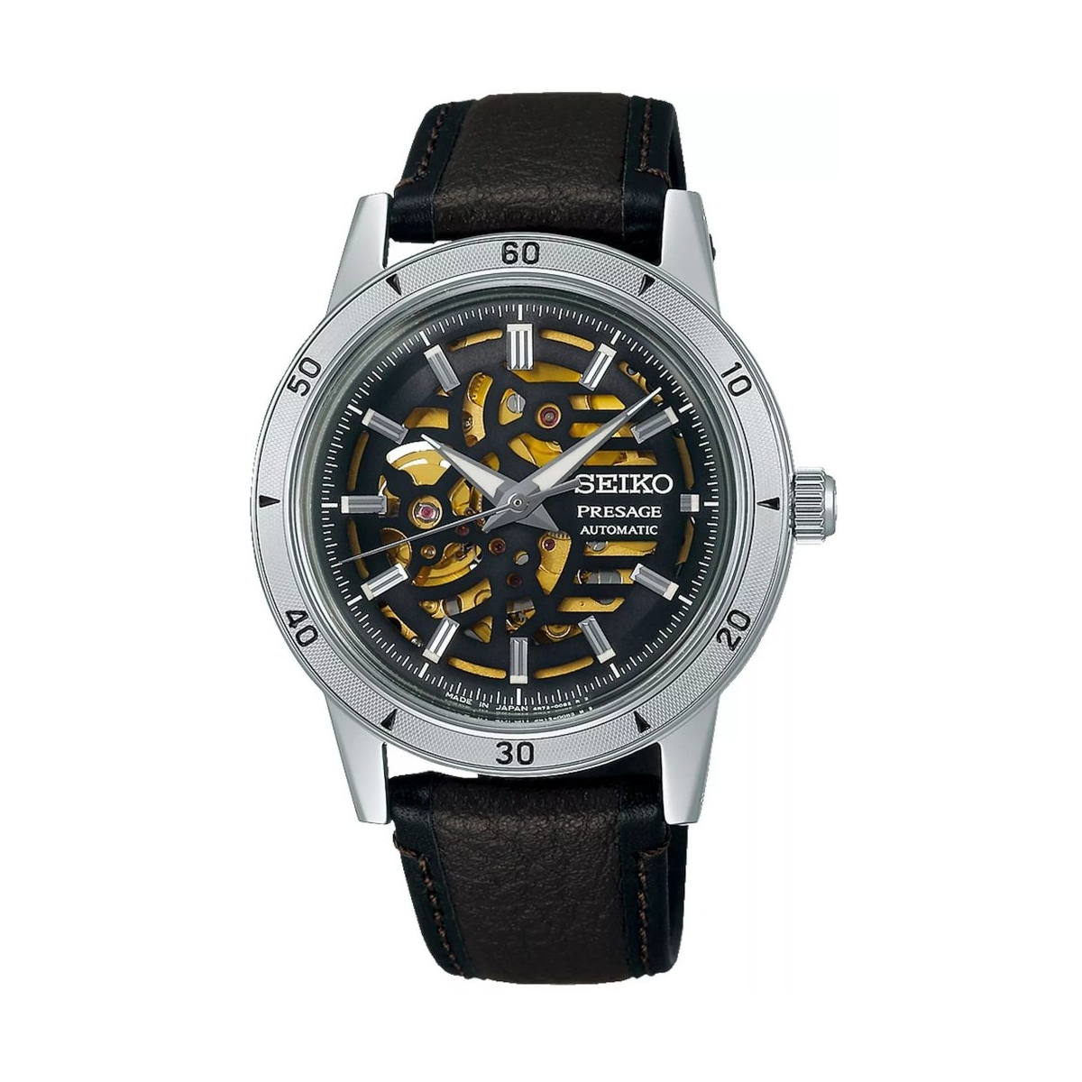 ZEGAREK SEIKO PRESAGE STYLE 60''S SKELETON AUTOMATIC