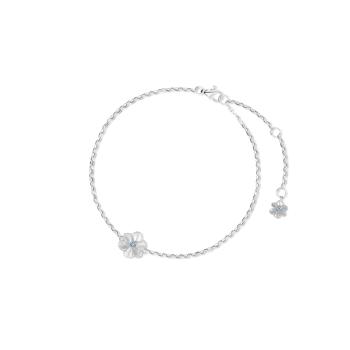 Bransoletka srebrna Kwiaty Nocy