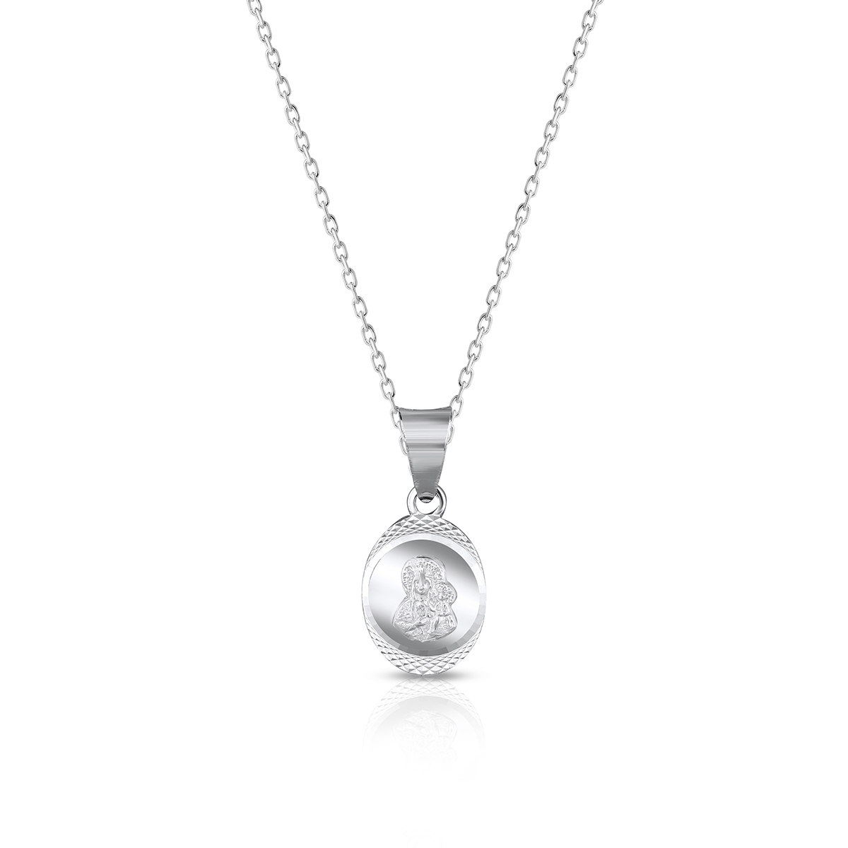 Wisiorek srebrny medalik