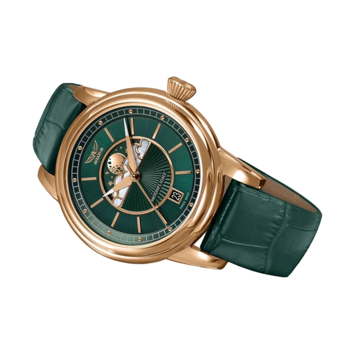 ZEGAREK AVIATOR DOUGLAS MOONFLIGHT