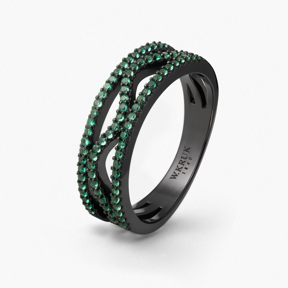 Pierścionek srebrny Meteory