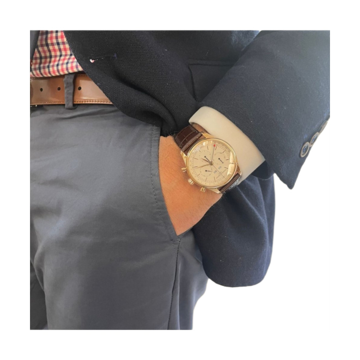 ZEGAREK FREDERIQUE CONSTANT CLASSICS QUARTZ CHRONOGRAPH TRIPLE CALENDAR