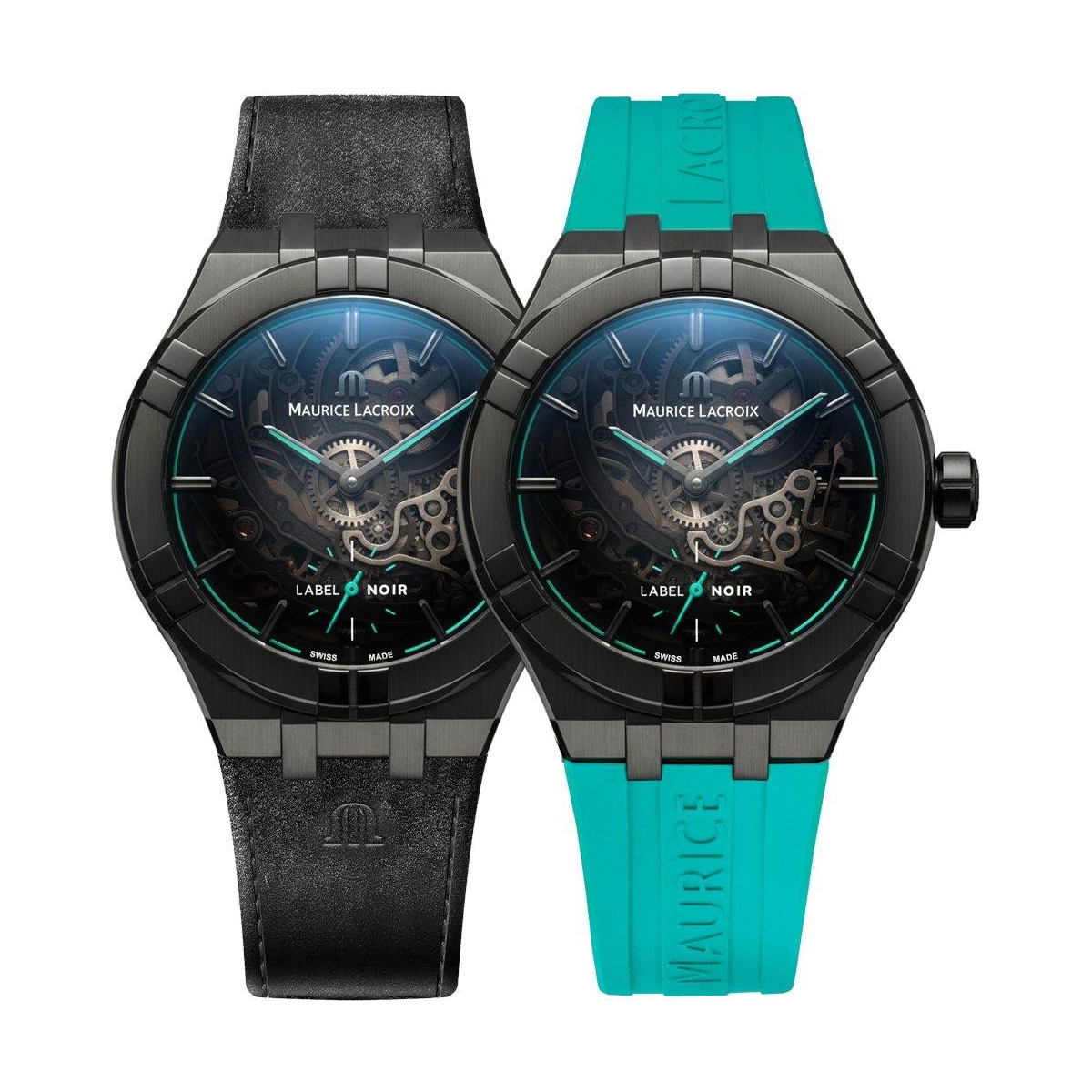 ZEGAREK MAURICE LACROIX AIKON AUTOMATIC SKELETON 45MM LABEL NOIR LIMITED EDITION