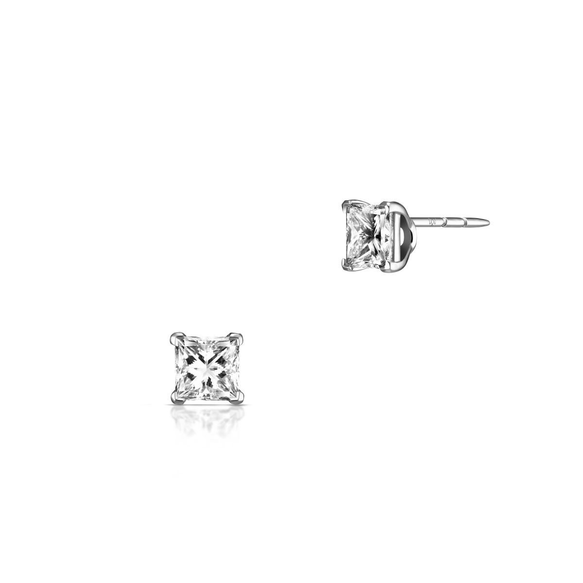 Kolczyki białe złoto Niezwykły