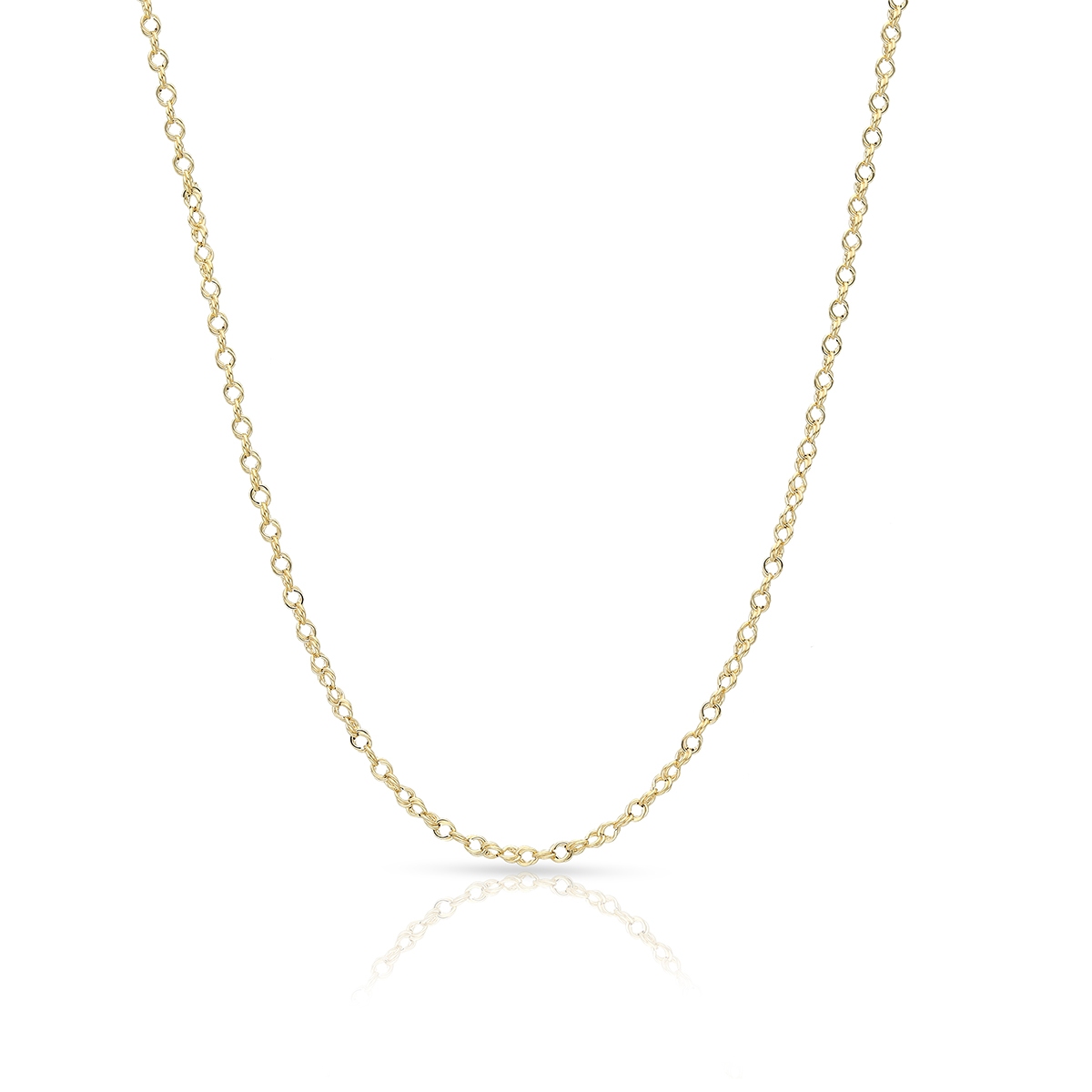 Łańcuszek złoty fantazyjny