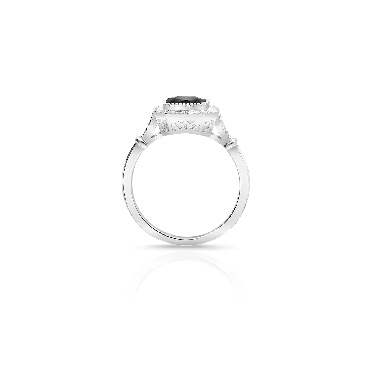 Pierścionek srebrny La Scala