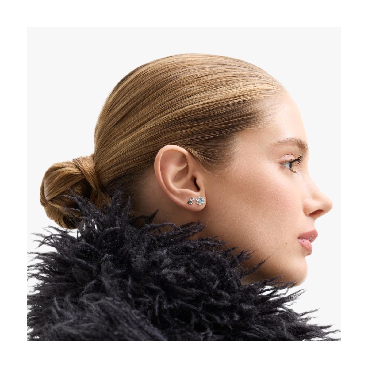 Kolczyki złote z topazem Maria Antonina