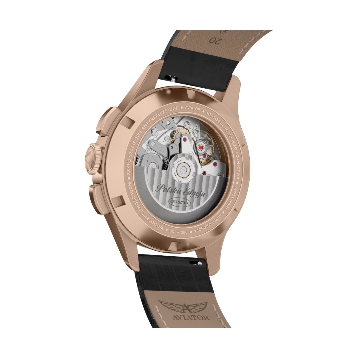 ZEGAREK AVIATOR HERITAGE CHRONOGRAPH TRIMETER POLISH LIMITED EDITION