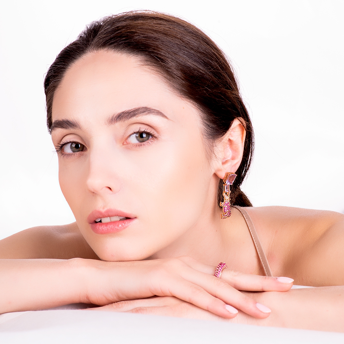 Kolczyki złote Lunapark