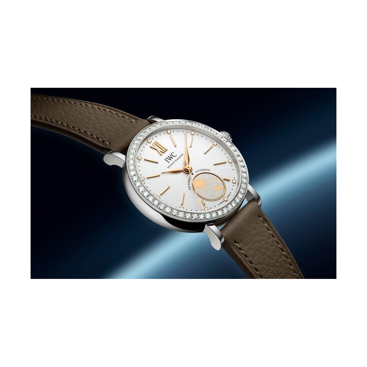 ZEGAREK IWC SCHAFFHAUSEN PORTOFINO AUTOMATIC DAY & NIGHT 34