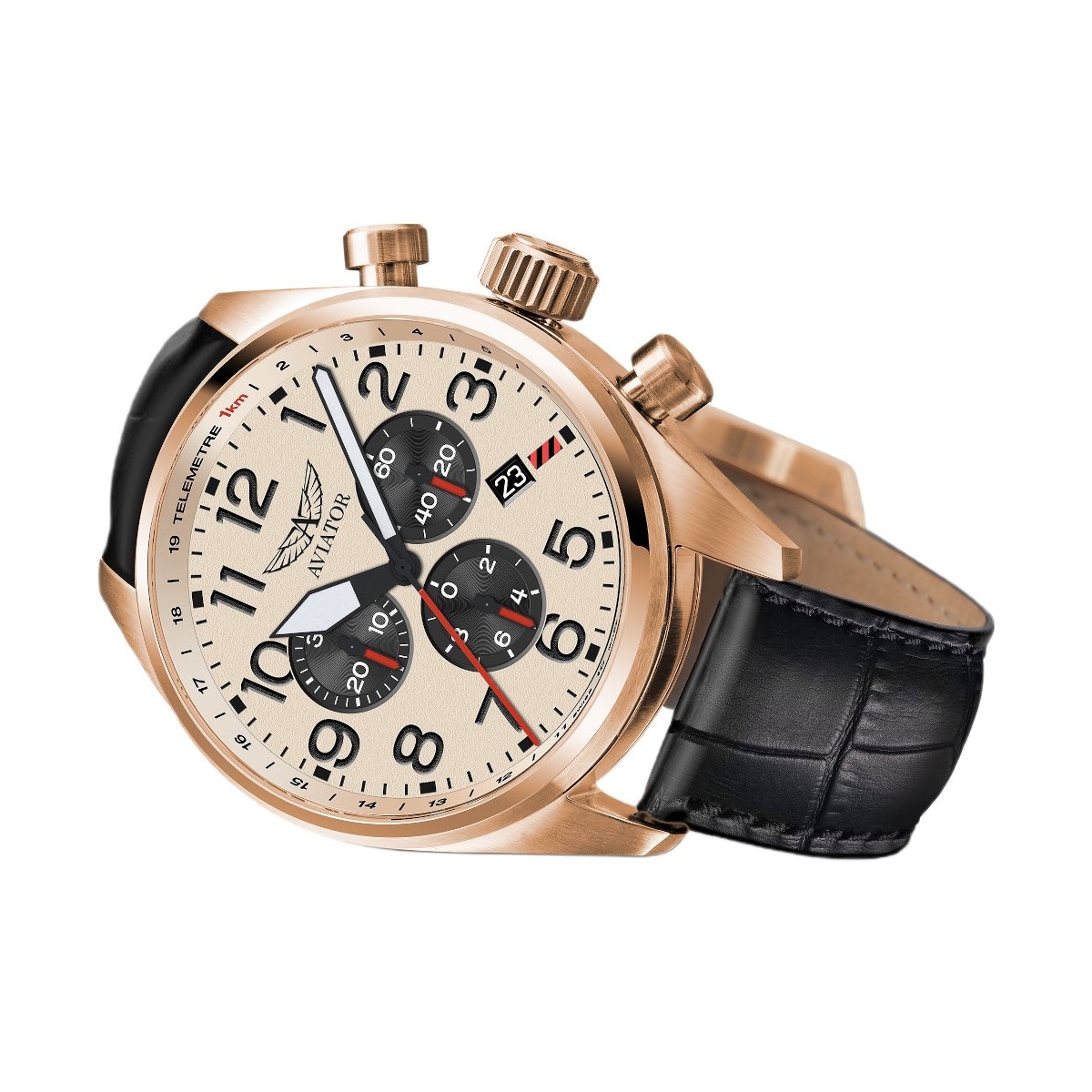ZEGAREK AVIATOR AIRACOBRA P45 CHRONOGRAPH