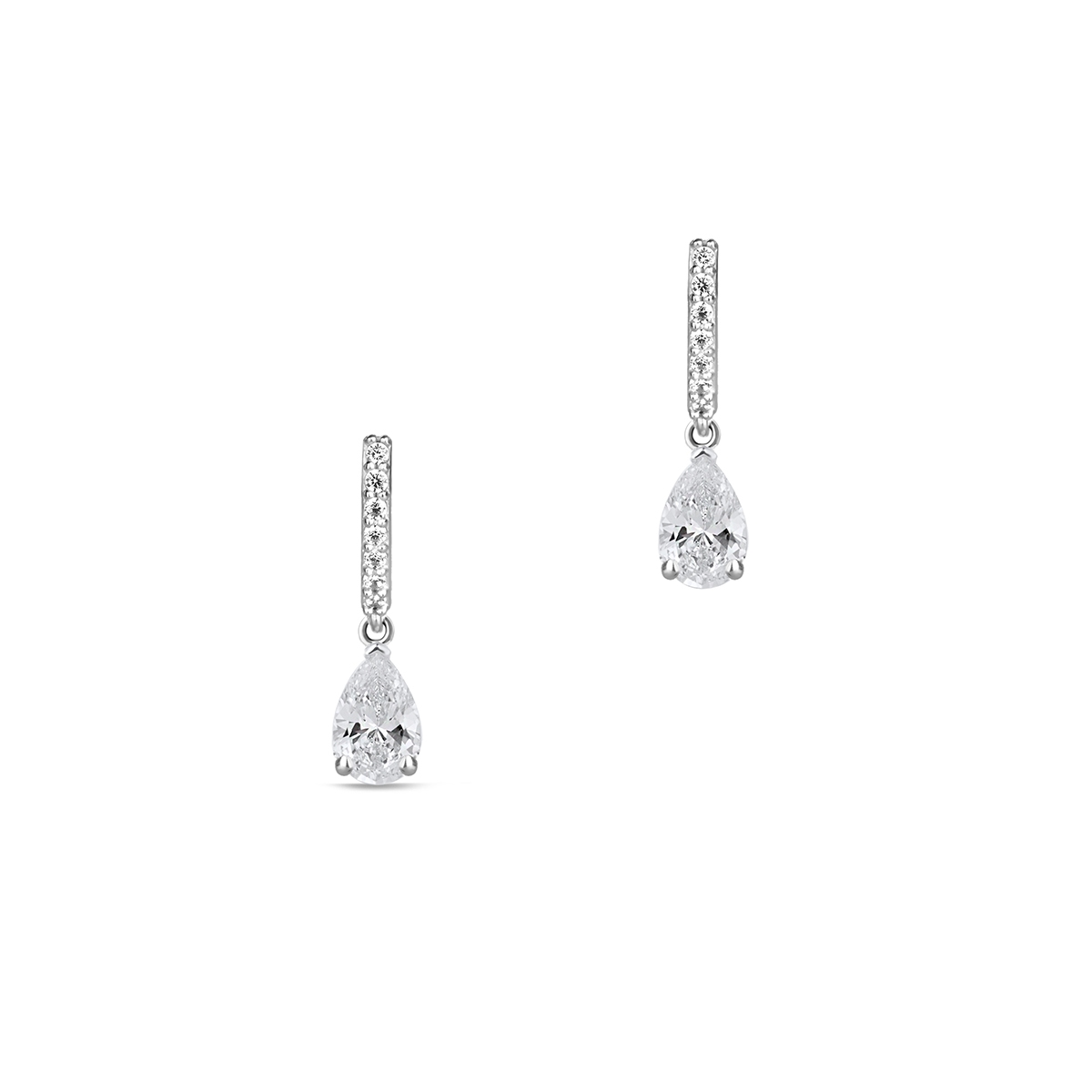 Kolczyki złote z cyrkoniami Ceremonials