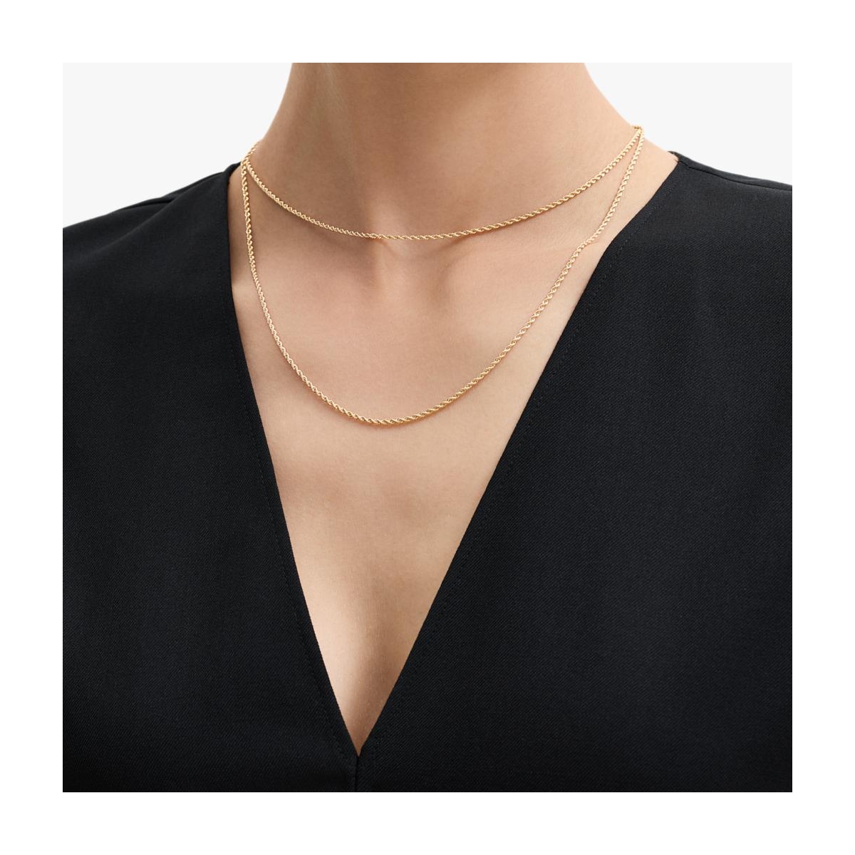 Łańcuszek złoty kordel