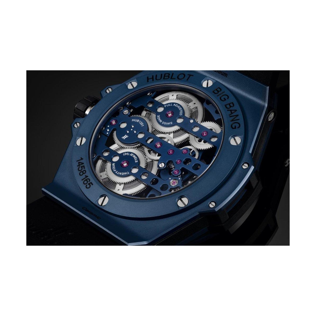 ZEGAREK HUBLOT BIG BANG MECA-10 CERAMIC BLUE