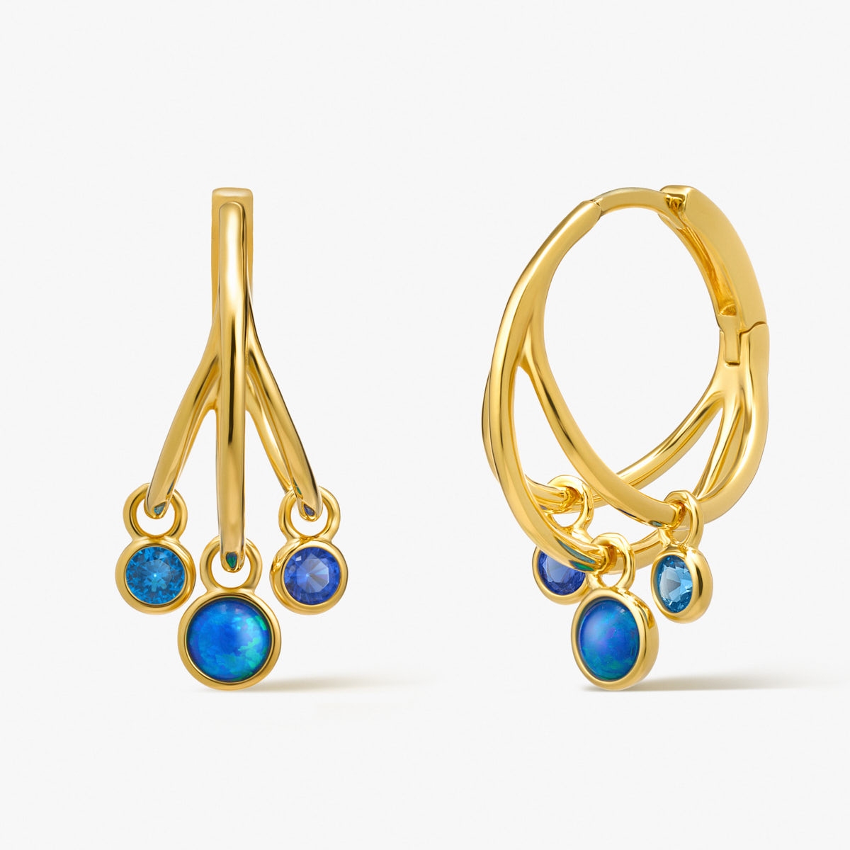 Kolczyki srebrne Alchemia