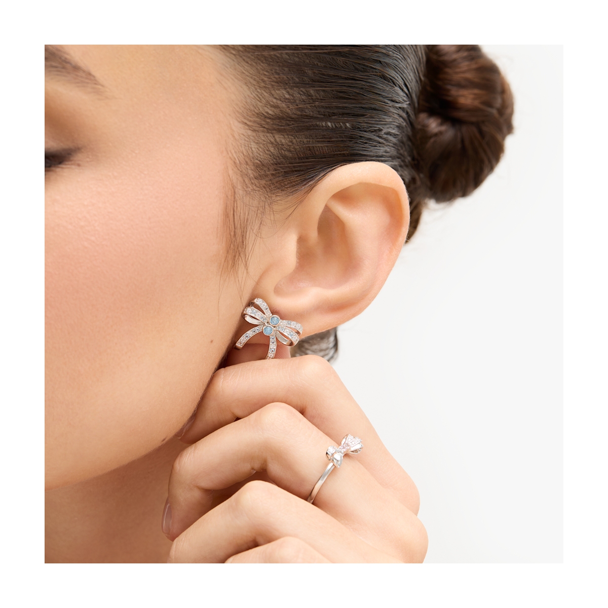 Kolczyki srebrne Balerina