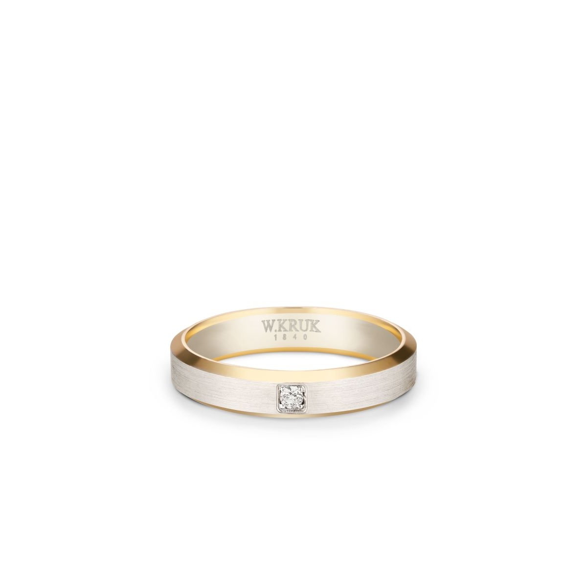 Obrączka złota CHAMONIX damska