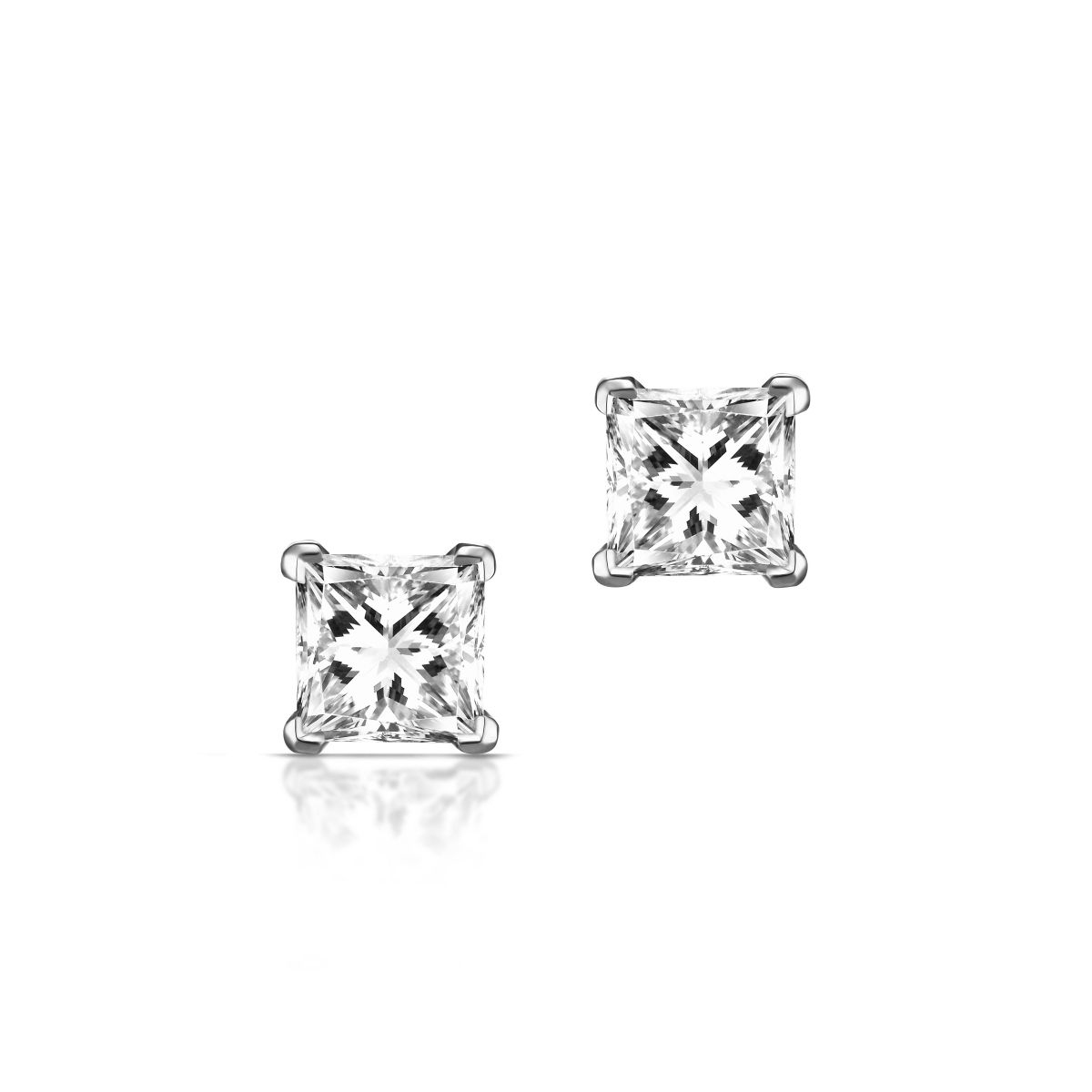 Kolczyki białe złoto Niezwykły