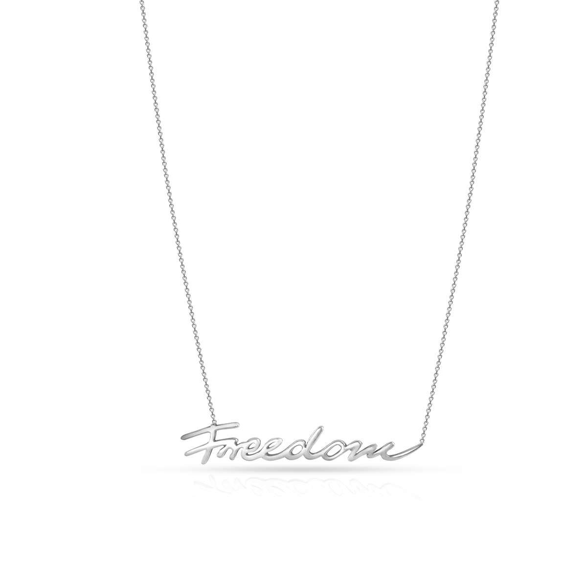 Naszyjnik srebrny Freedom