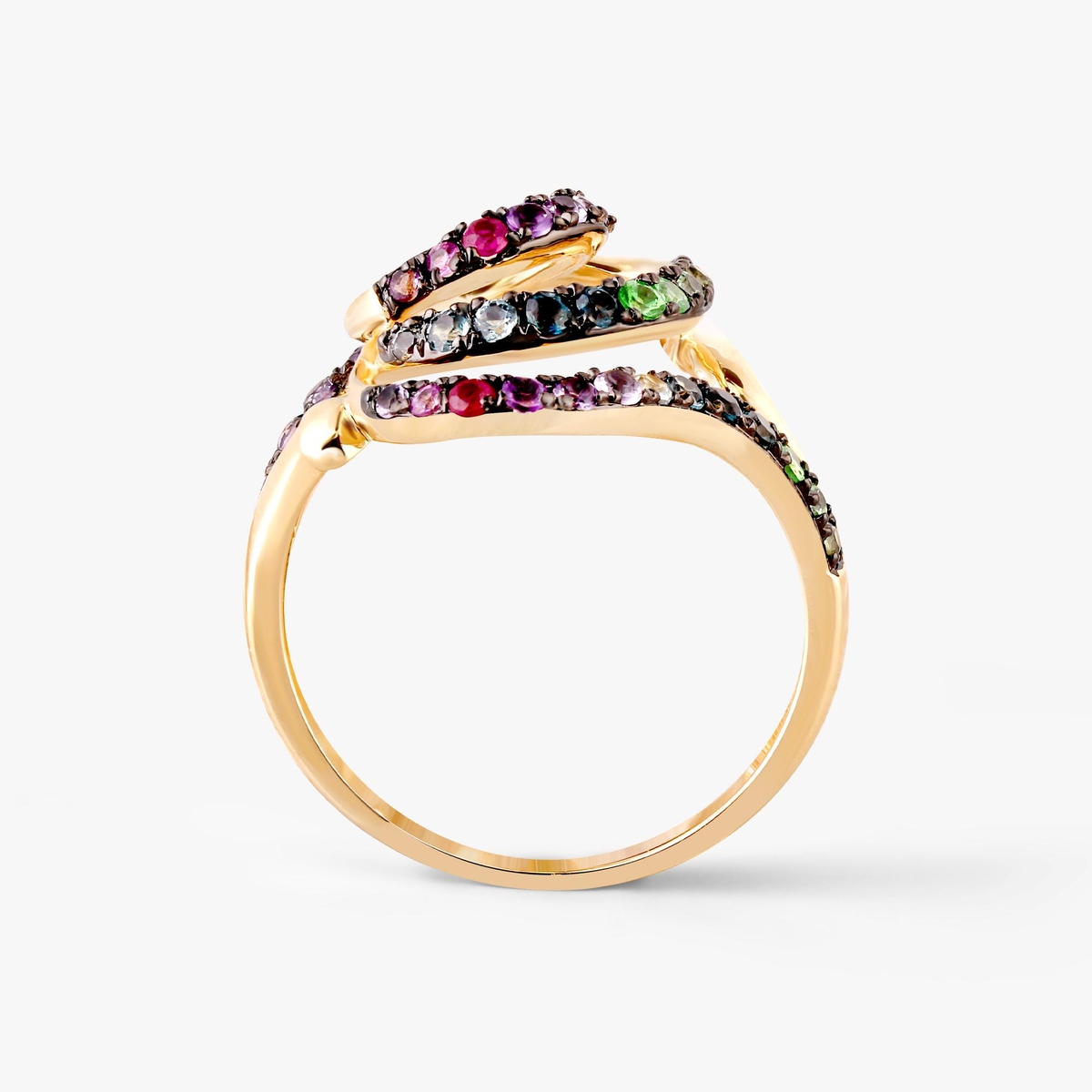 Pierścionek złoty Preludium Paradise Birds