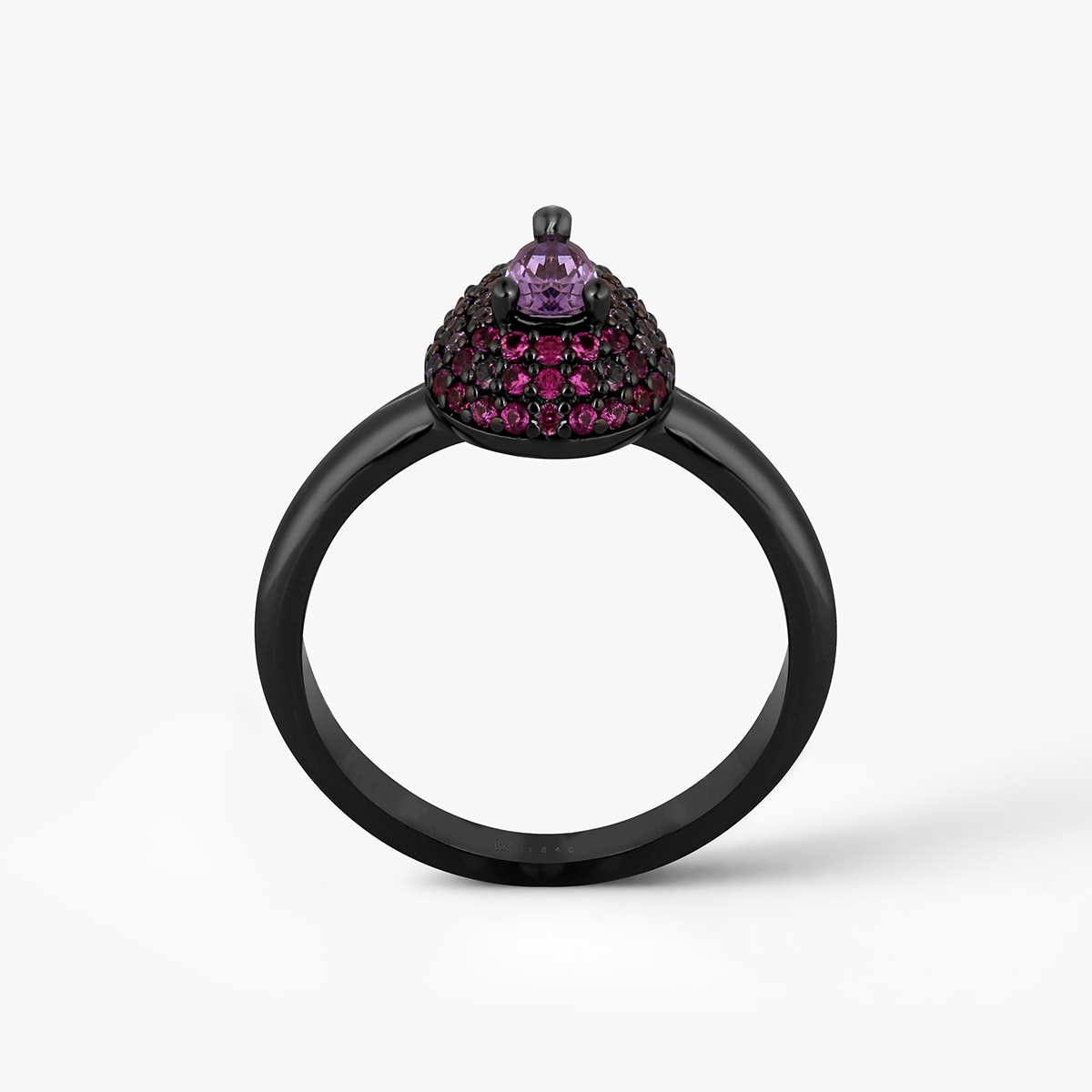 Pierścionek srebrny Meteory