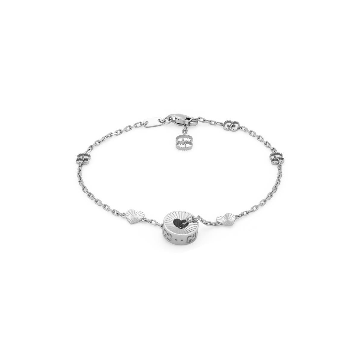 Bransoletka białe złoto Gucci