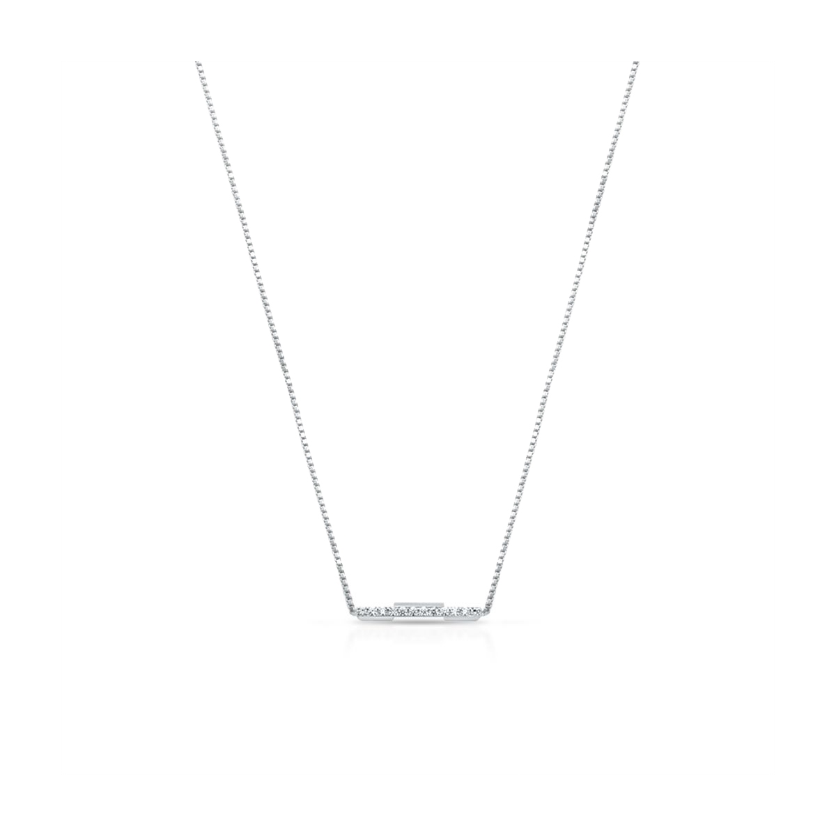 Naszyjnik białe złoto Gucci