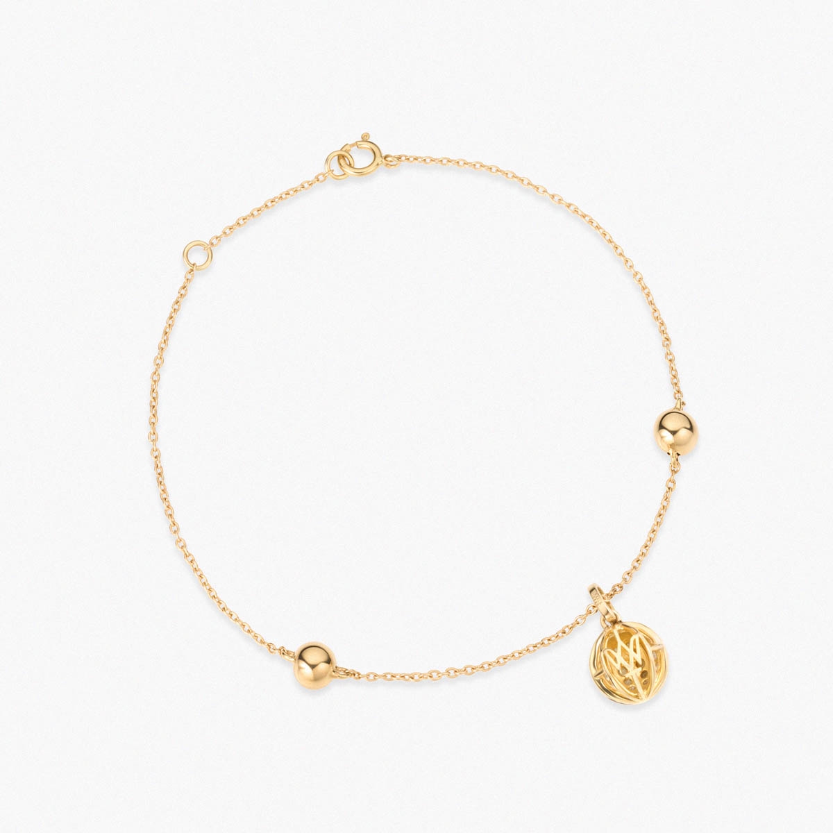 Bransoleta złota Follow
