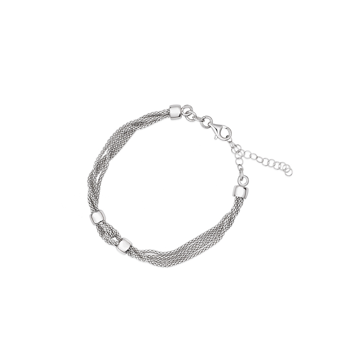 Bransoleta srebrna minimalistyczna