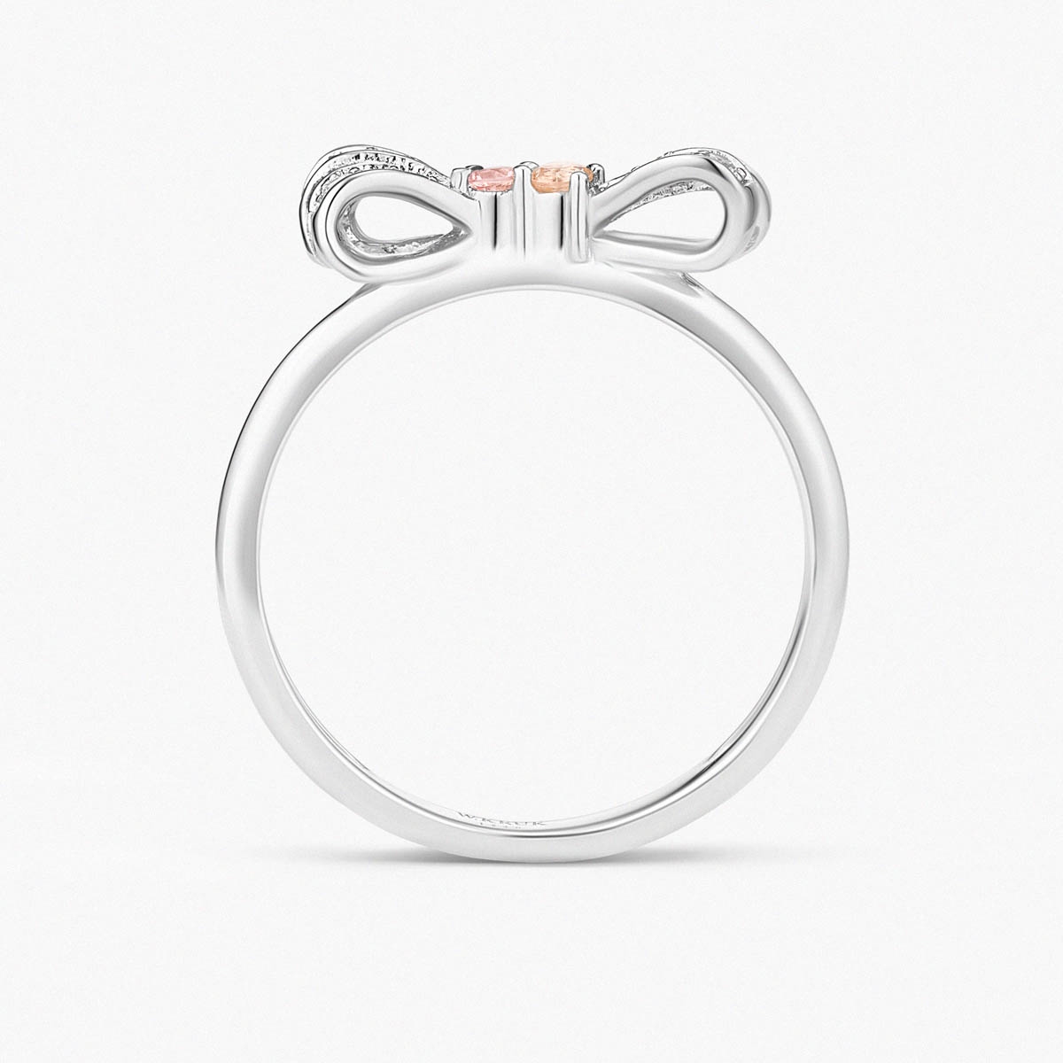 Pierścionek srebrny Balerina