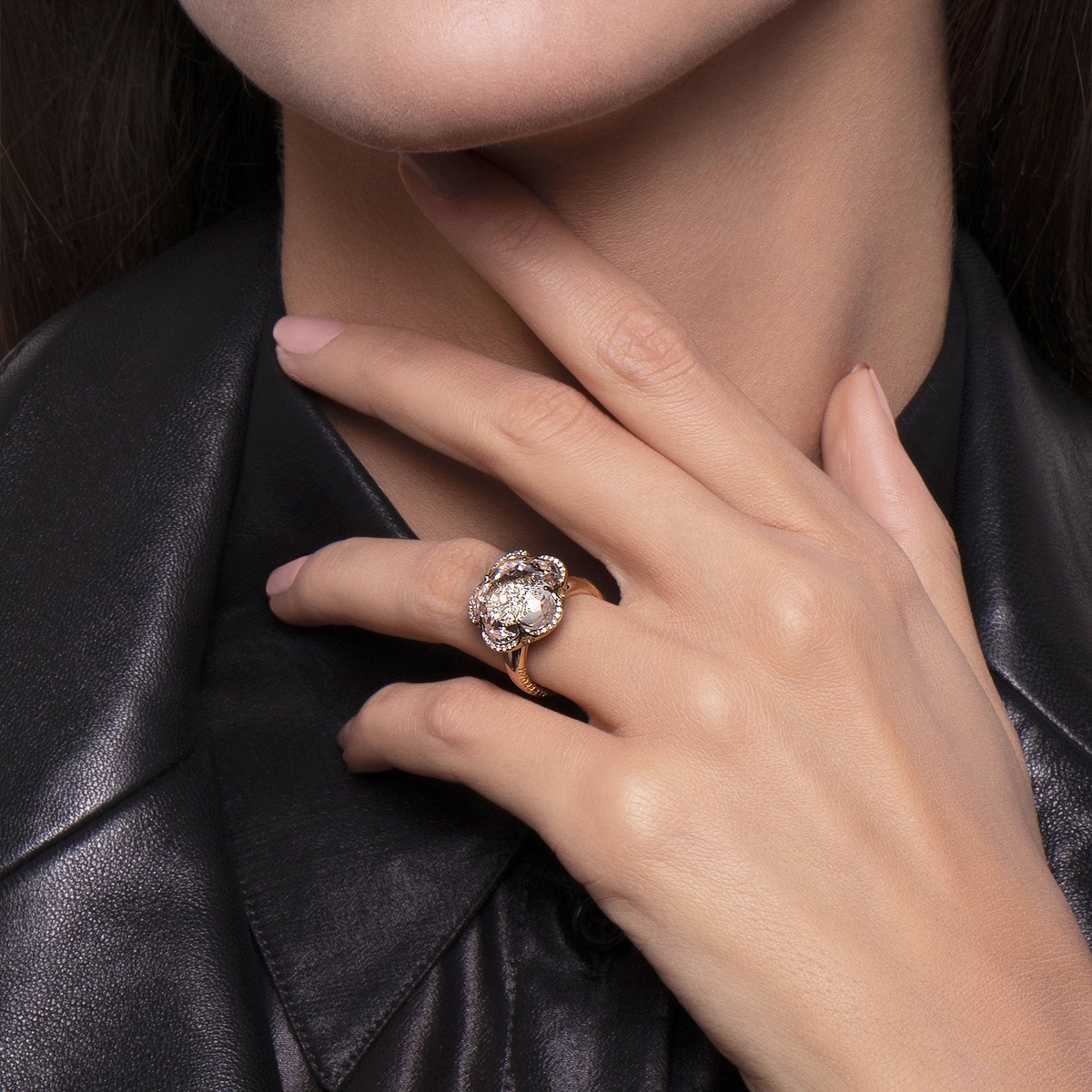 Pierścionek złoty PASQUALE BRUNI