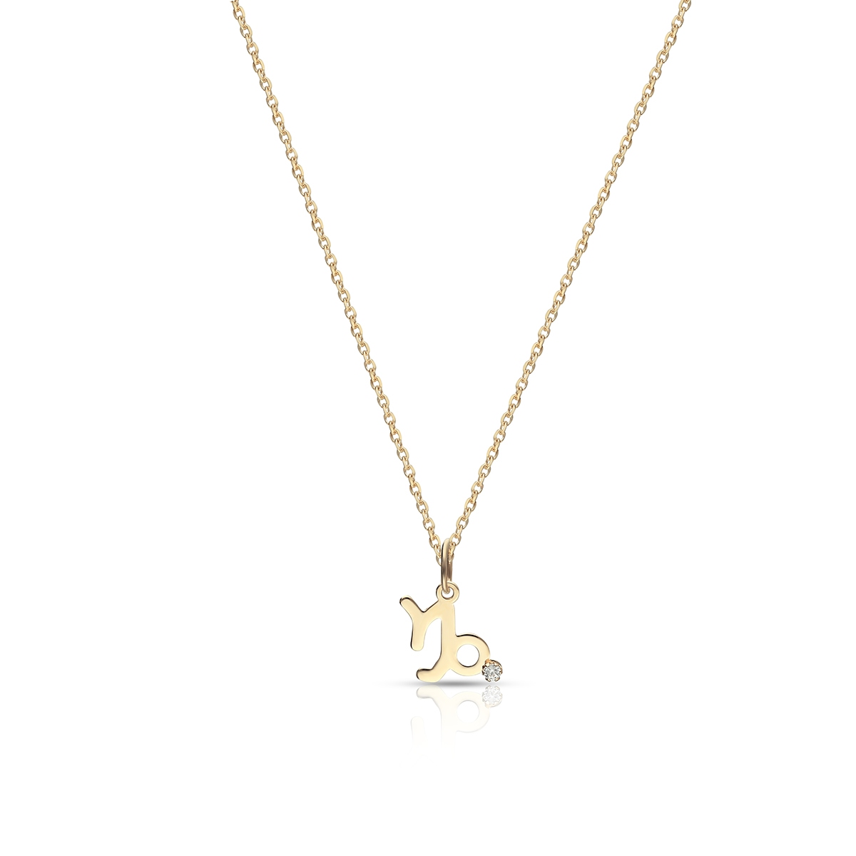 Wisiorek złoty Zodiak Koziorożec