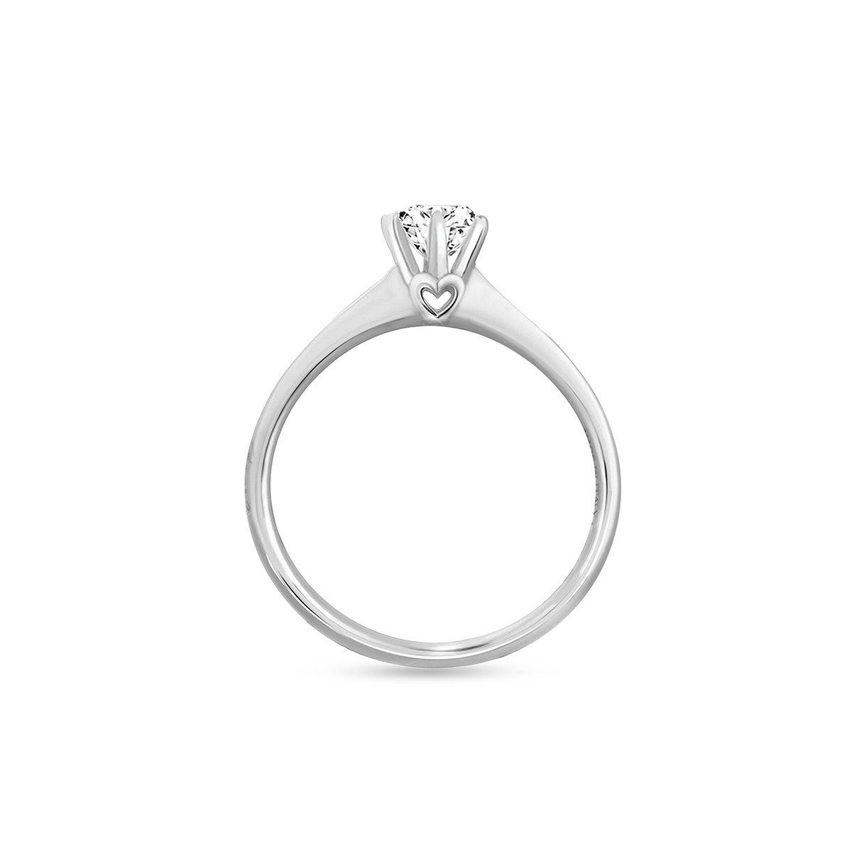 Pierścionek białe złoto Recarlo