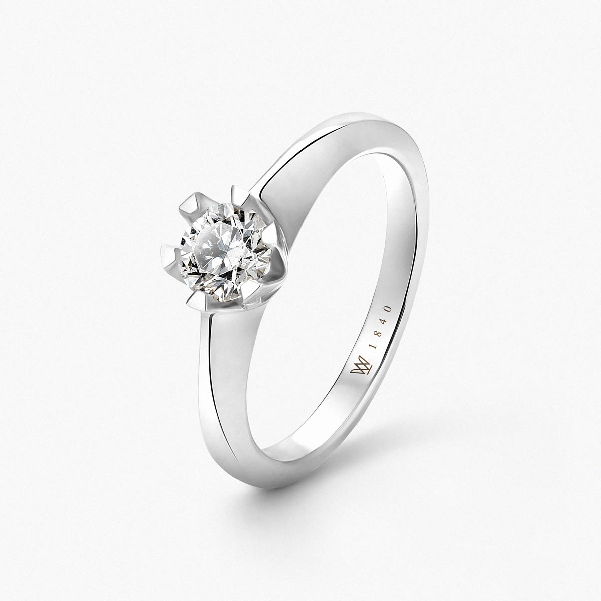 Pierścionek złoty zaręczynowy Jedyny